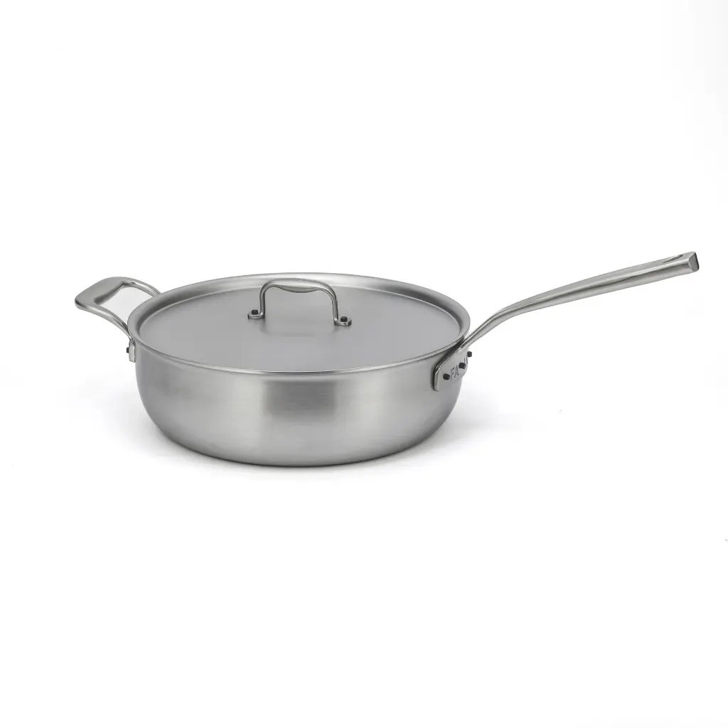 SCS2569SI Saucier spherical 28cm with lid.webp