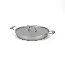 SCS2511SI Rond Gratin Pan 32cm with lid.webp