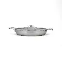 SCS2511SI Rond Gratin Pan 32cm with lid 2.webp