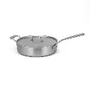 SCS2562SI Sauté Pan Cilindric 28cm with lid.webp