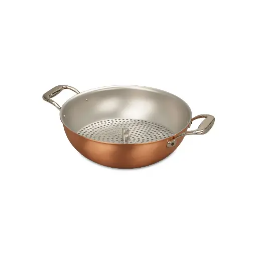 [INDUC2000SI] Wokster met twee handvaten